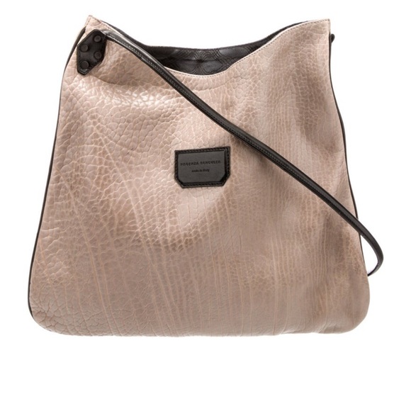 Proenza Schouler Cream and Black Shoulder Bag with Textured Design - Picture 1 of 4